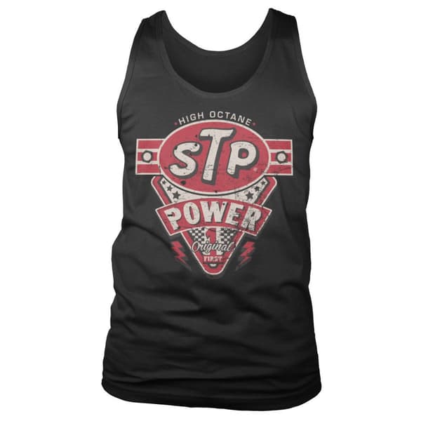 STP Power Tank Top Black Medium