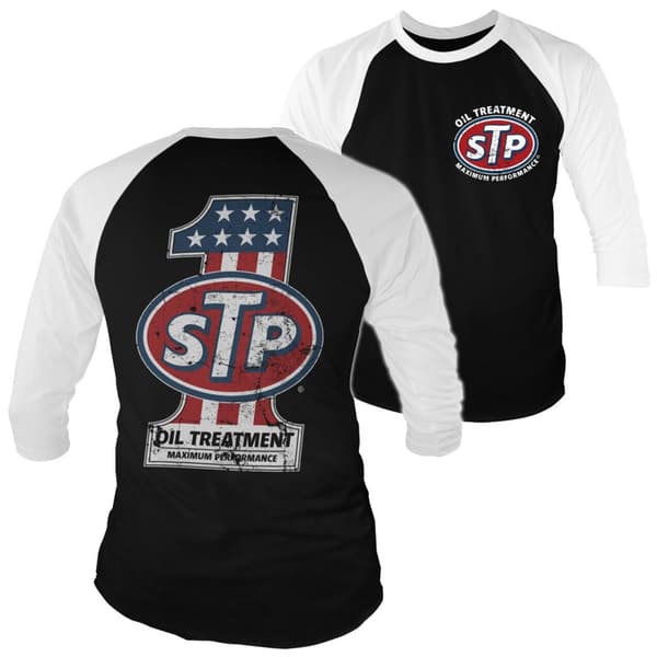 STP American No. 1 Baseball 3/4 Sleeve Tee Small