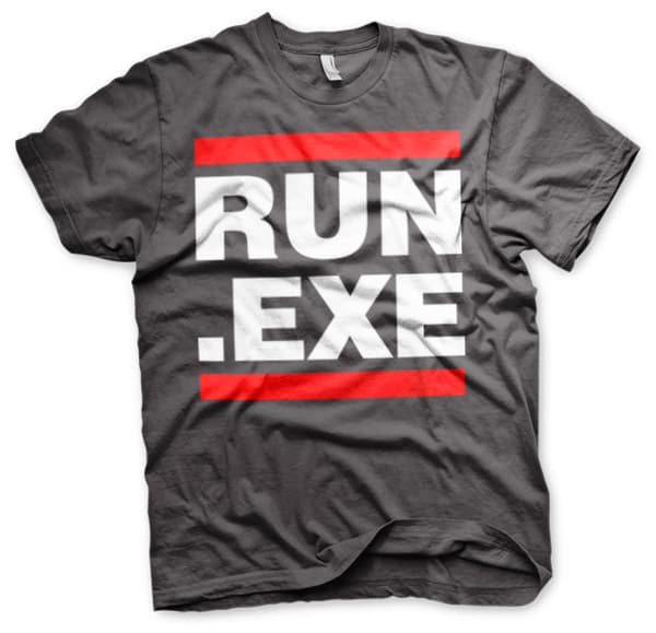 Run .EXE T-Shirt X-Large
