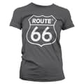 Miniatyrbild 3 av 4: Route 66 Logo Girly Tee