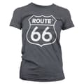 Miniatyrbild 4 av 4: Route 66 Logo Girly Tee