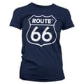 Miniatyrbild 1 av 4: Route 66 Logo Girly Tee