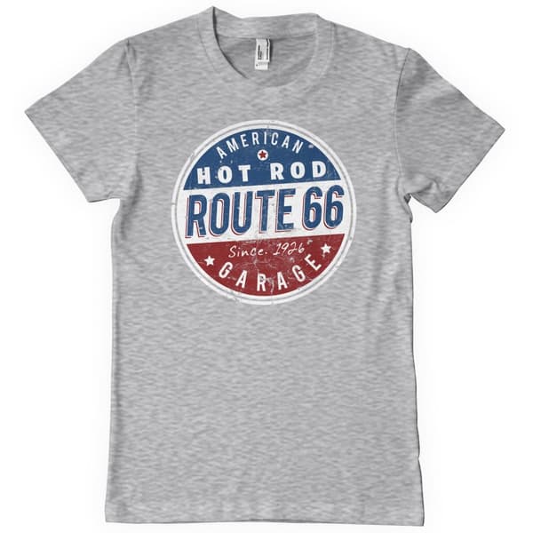 Route 66 - Hot Rod Garage T-Shirt