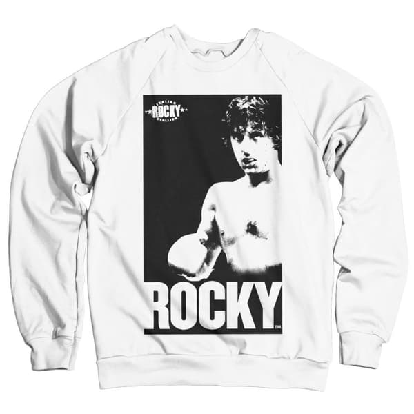 Rocky - Vintage Photo Sweatshirt White Medium