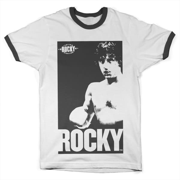 Rocky - Vintage Photo Ringer Tee Medium