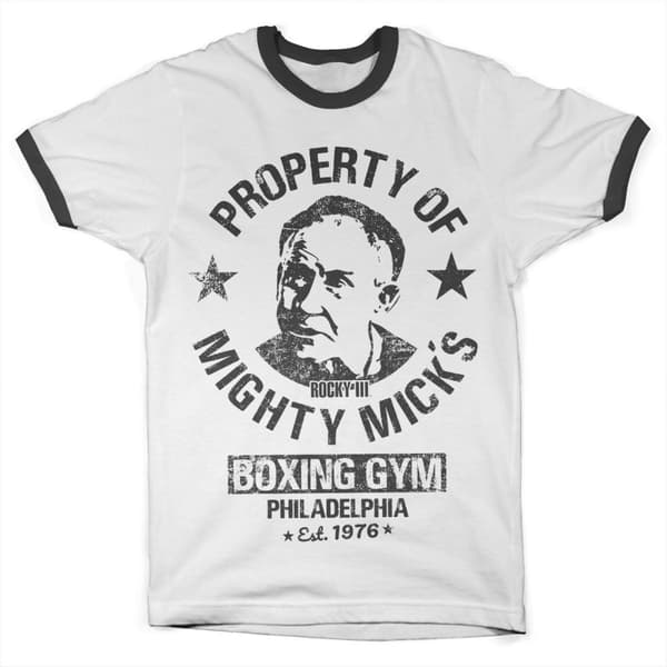Rocky - Mighty Mick's Gym Ringer Tee X-Large