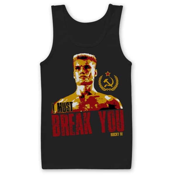 Rocky - I Must Break You Tank Top Black Medium