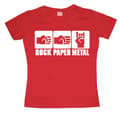 Pikkukuva 3 / 3: Rock-Paper-Metal Girly T-shirt
