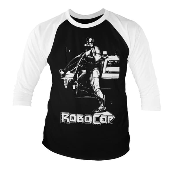 Robocop Poster Baseball 3/4 Sleeve Tee Small