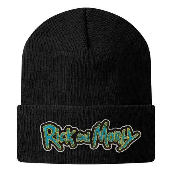 Rick and Morty Beanie Black
