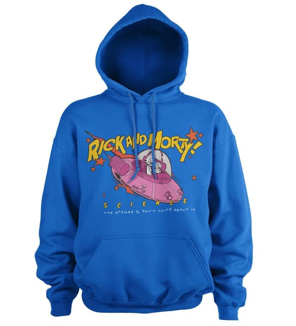Rick and Morty - Science Hoodie Blue XX-Large