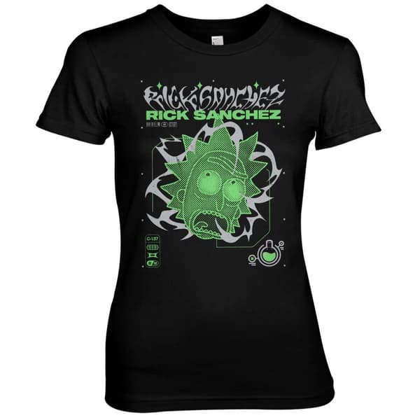 Rick Sanchez LAB Girly Tee Black XX-Large