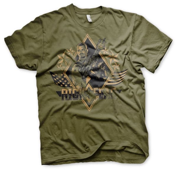 Rick Flag T-Shirt Olive X-Large