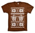 Miniatyrbillede 4 af 5: Retro X-Mas Knit Pattern T-Shirt