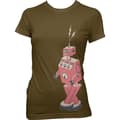 Miniatyrbillede 2 af 4: Retro Robotwalk Girly Tee