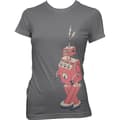 Miniatyrbild 3 av 4: Retro Robotwalk Girly Tee