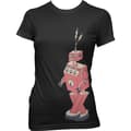 Miniatyrbild 4 av 4: Retro Robotwalk Girly Tee