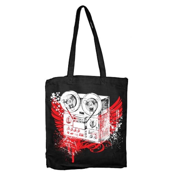 Reel recorder Tote Bag Black