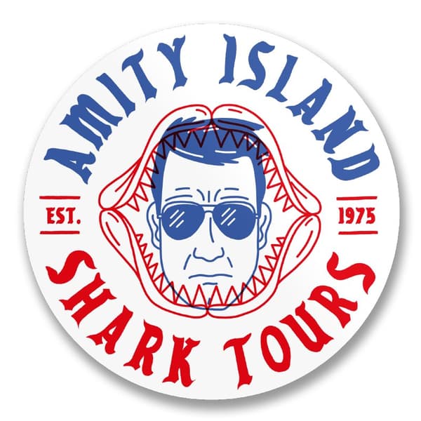 Quint's Shark Tours Sticker