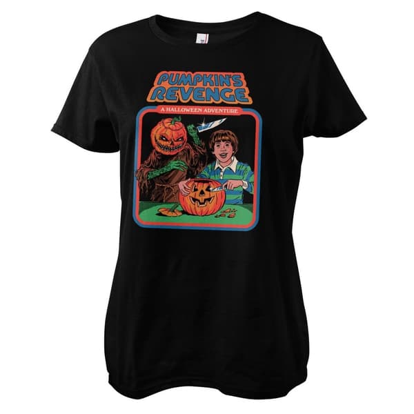 Pumpkin's Revenge Girly Tee Black Large
