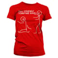 Miniatyrbillede 5 af 5: Pull Yourself Together Man Girly T-Shirt