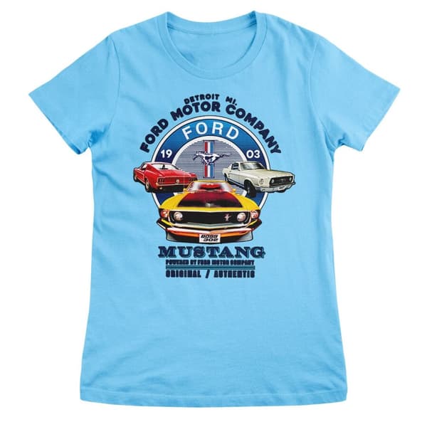 Ford Mustang Circle Girly Tee X-Large