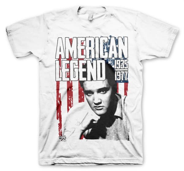 Elvis Presley - American Legend T-Shirt White X-Large