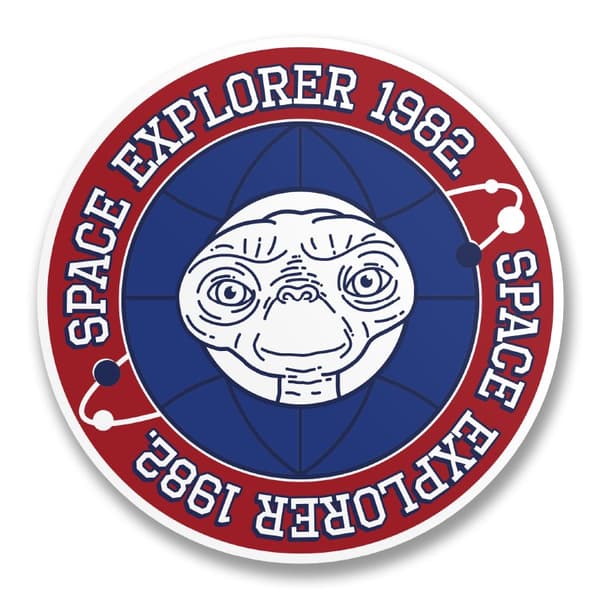 E.T. Space Explorer 1982 Sticker