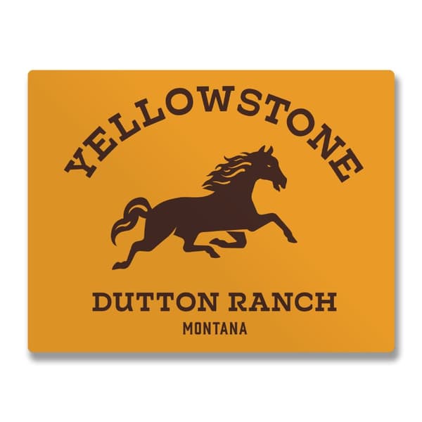 Dutton Ranch Montana Sign Sticker