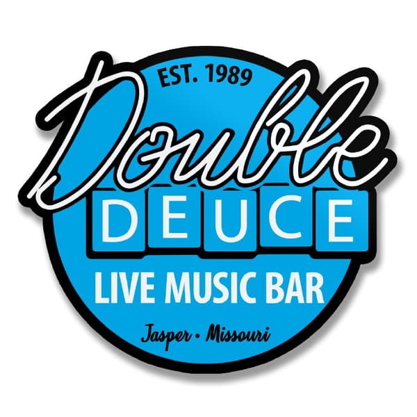 Double Deuce Live Music Bar Sticker