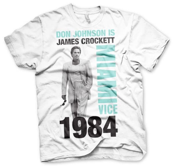 Don Johnson Is Crockett T-Shirt White Small