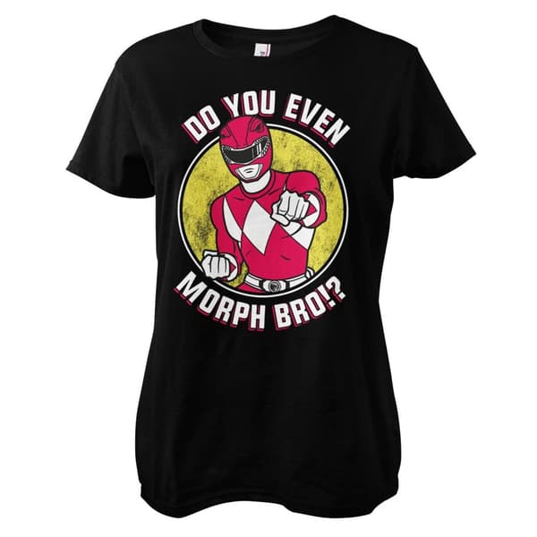 Do You Even Morph Bro Girly Tee Black Medium