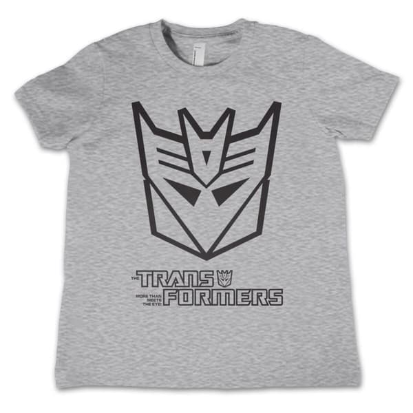 Decepticon Monotone Kids T-Shirt 10Years/YL