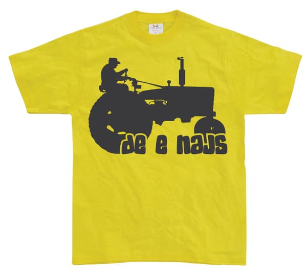 De é najs! T-Shirt Yellow X-Large