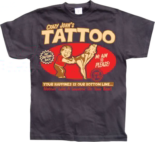 Crazy Johns Tattoo T-Shirt