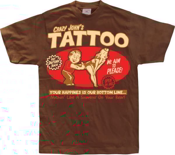 Crazy Johns Tattoo T-Shirt
