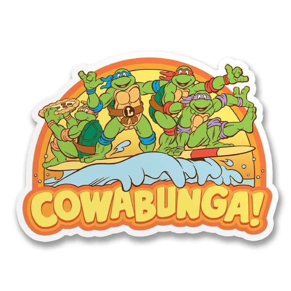 Cowabunga Sticker