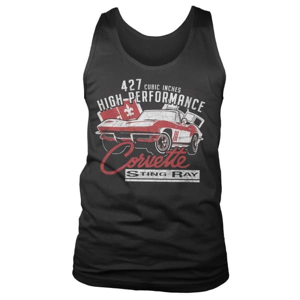 Corvette High Performance Tank Top Black X-Large