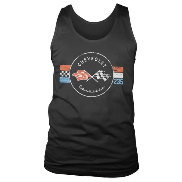 Corvette 235 Retro Tank Top Black XX-Large