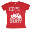 Miniatyrbillede 3 af 6: Cops Are Gay Girly T-shirt