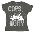 Miniatyrbillede 4 af 6: Cops Are Gay Girly T-shirt