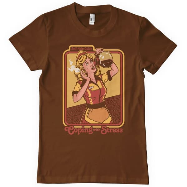 Coping With Stress T-Shirt Brown XX-Large