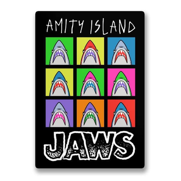 Colorful JAWS Sticker