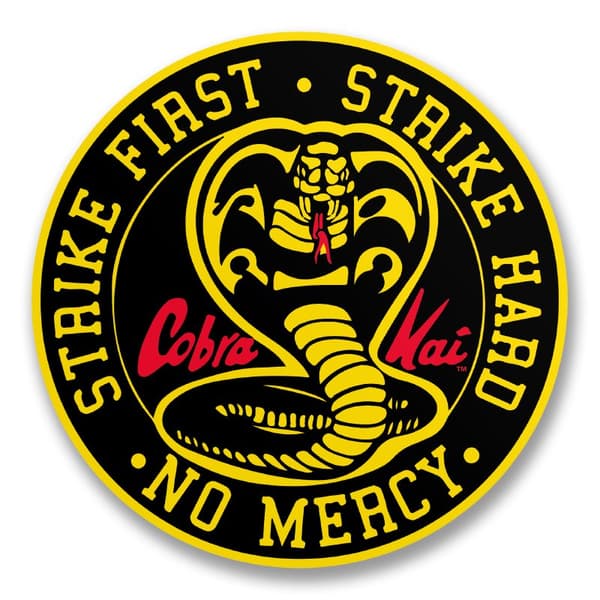Cobra Kai Round Sticker