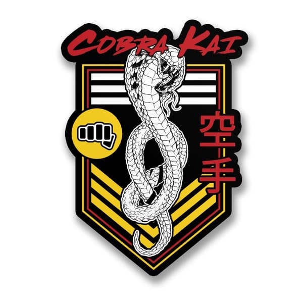Cobra Kai Punch Patch Sticker