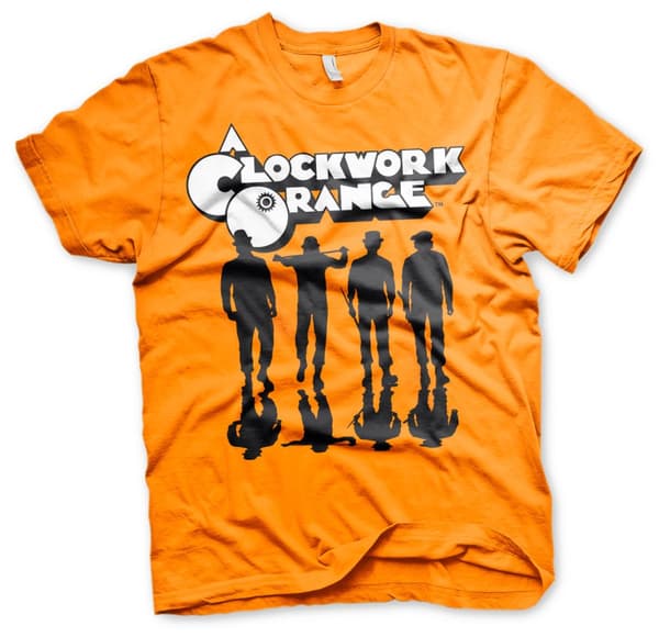 Clockwork Orange Shadows T-Shirt Orange Small