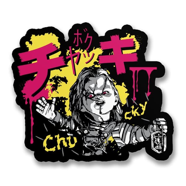Chucky Graffiti Sticker
