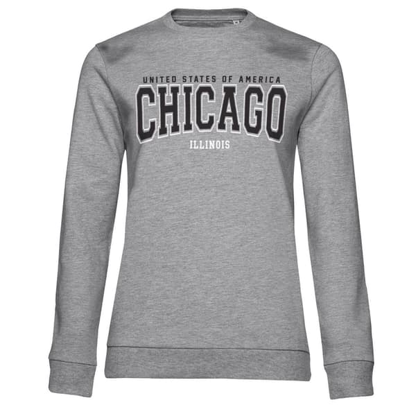 Chicago - Illinois Girly Sweatshirt X-Large