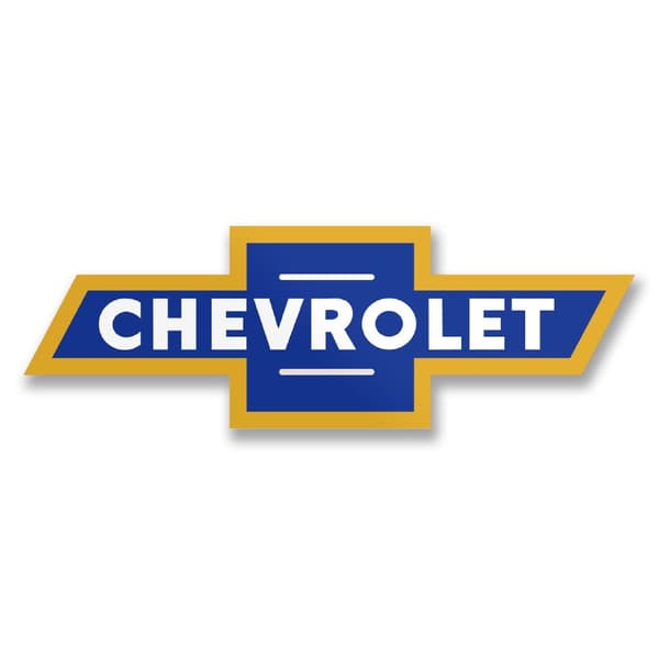 Chevrolet Retro Bowtie Logo Sticker