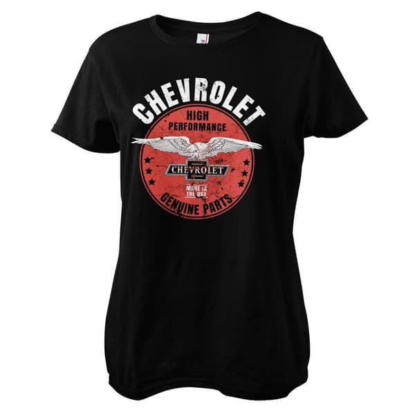 Chevrolet Genuine Parts Girly Tee Black X-Large
